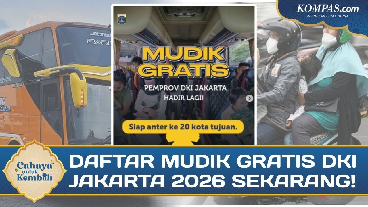 Link dan Cara Daftar Mudik Gratis DKI Jakarta 2026 Online