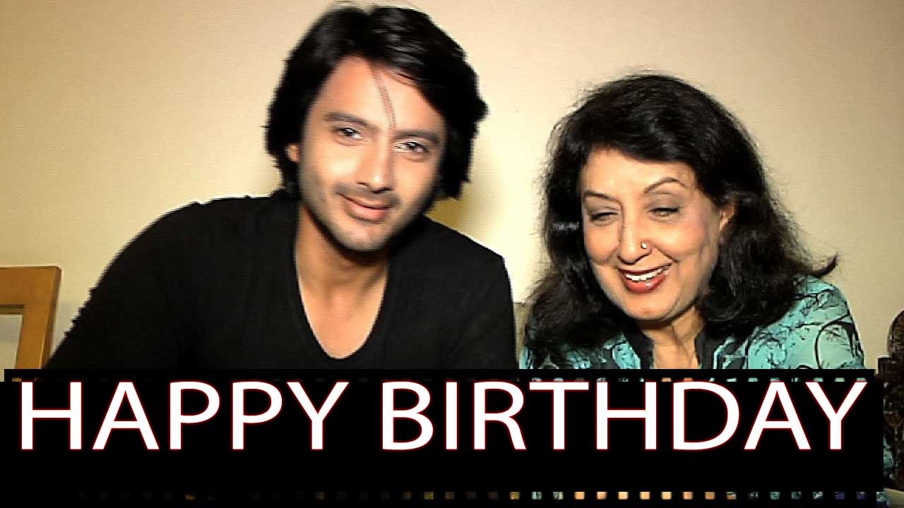 Dhruv Bhandari celebrating birthday with his Mom