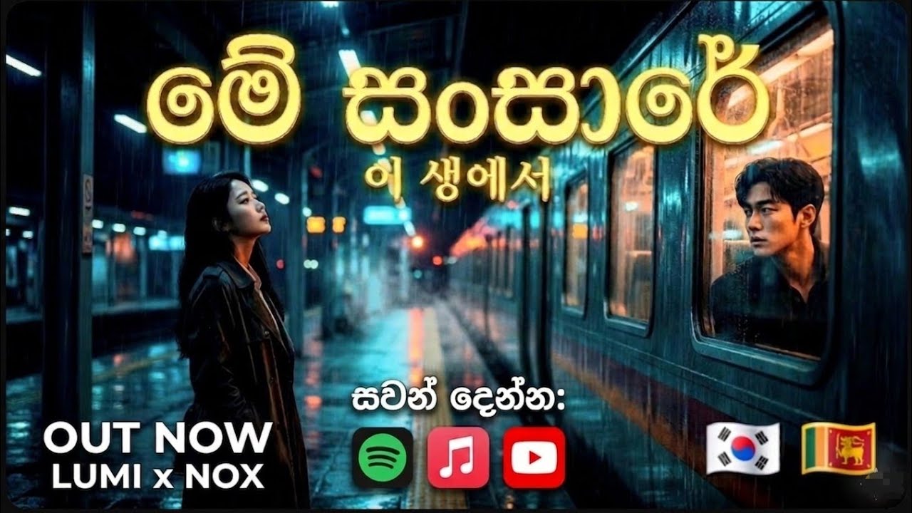 Korean Singers singing Sinhala? 🇱🇰🇰🇷 Me Sansare (මේ සංසාරේ) - Official MV | LUMI x NOX