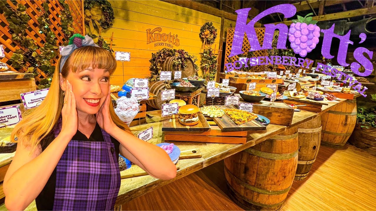 Knott’s Boysenberry Festival Media Night! | 2025 Food & Merch Guide