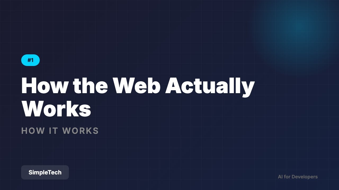 How the Web Actually Works - DNS, HTTP, Rendering | Full Stack Development #1