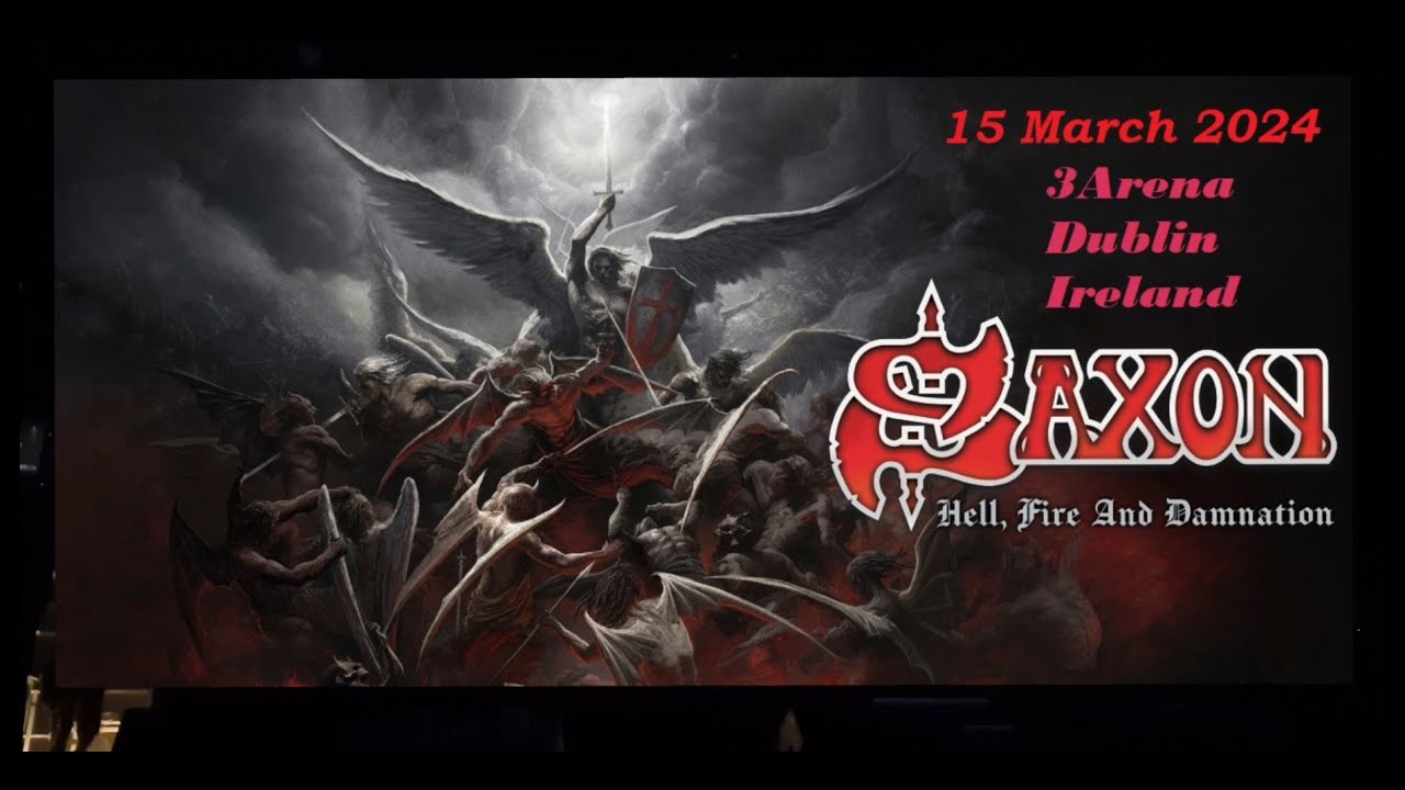 SAXON  - LIVE IN 3Arena, Dublin, Ireland - 15 March 2024 -  Europe Tour - Heavy Metal - Rock