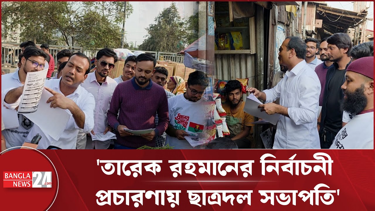 ধানের শীষের পক্ষে নির্বাচনী প্রচারণায় ছাত্রদল সভাপতি রাকিবুল ইসলাম রাকিব | Rakibul Islam Rakib | JCD