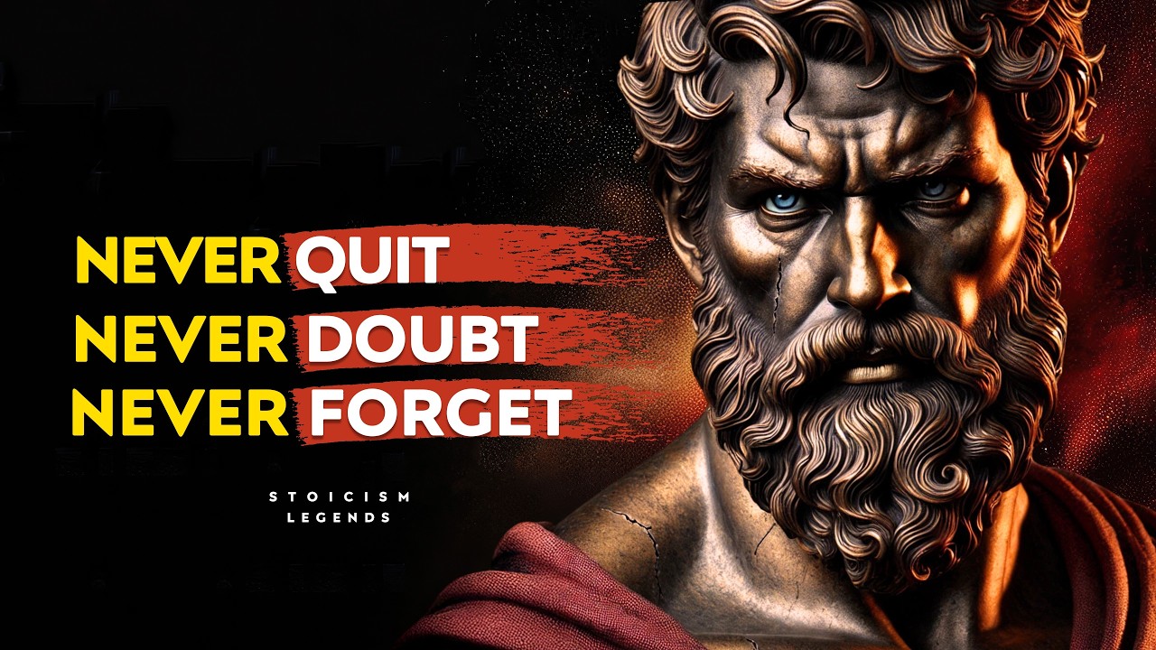 You Must Never Quit, Never Complain, Never Settle - Stoic Philosophy Stoicism Legends