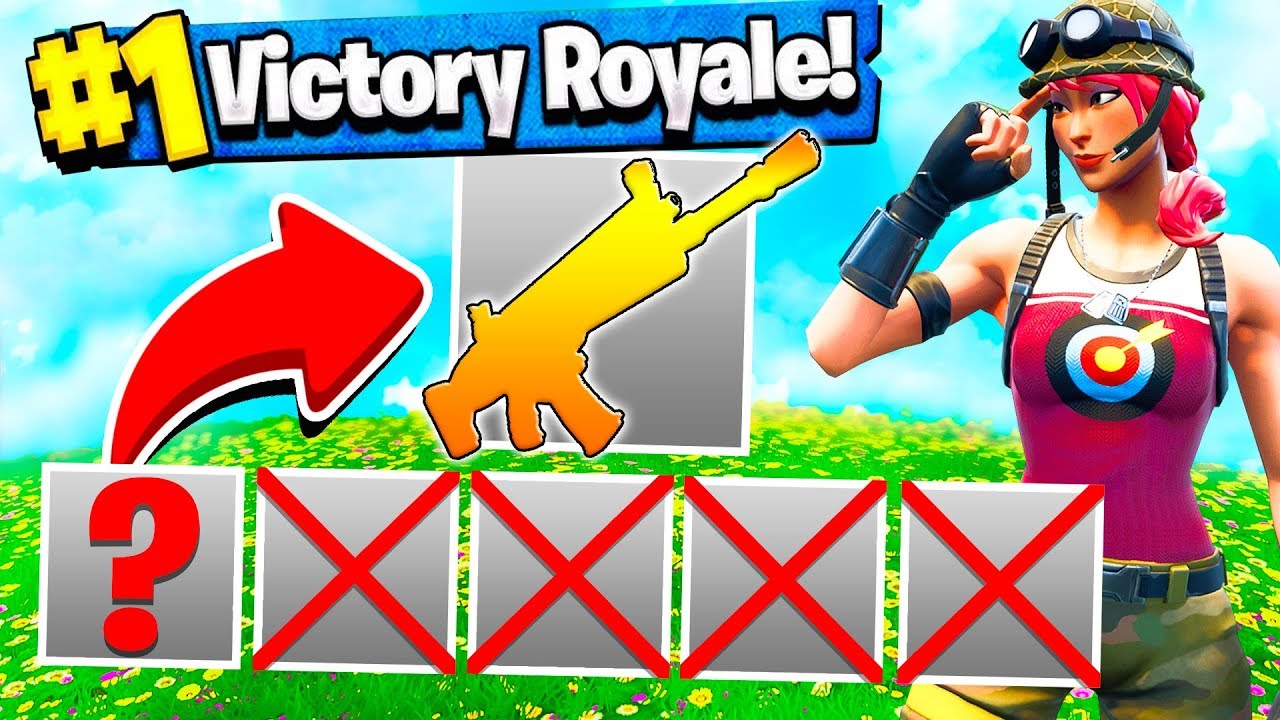 Fortnite ITA - 1 SOLA ARMA CHALLENGE!!