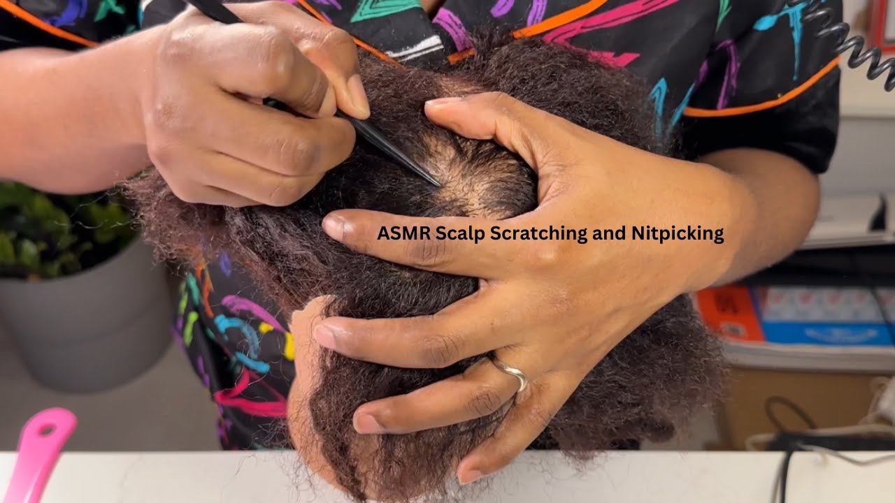 ASMR Parting and Scalp Scratching | Mannequin Head