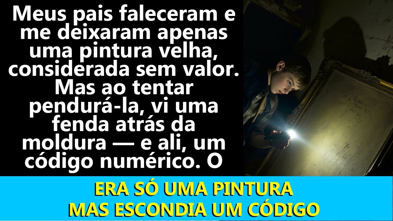 Achei números secretos atrás da pintura velha dos meus pais — e isso mudou tudo