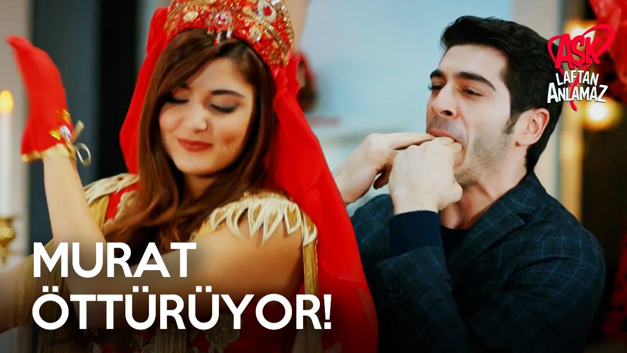 Hayat ve Murat kına gecesinde döktürüyor! | Aşk Laftan Anlamaz 27.Bölüm