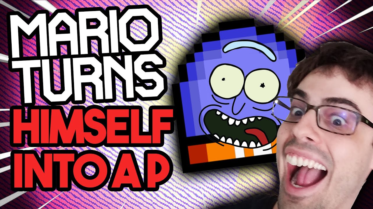 Mario Turns Into A PSwitch?!