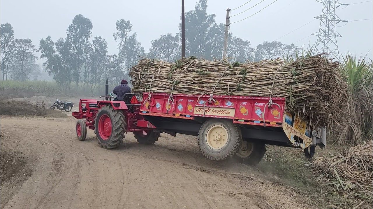 चलता नहीं उड़ता है ये भरी हुई टरोली उड़ा दी हवा मे Mahindra 265 Di XP Plus lod Trali