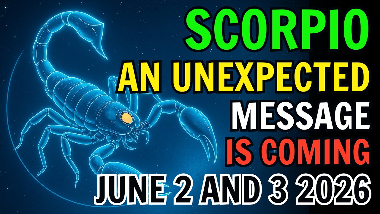 SCORPIO ♏ 😲A VERY UNEXPECTED MESSAGE📩 HOROSCOPE FOR JUNE 2 AND 3 2026 ✨