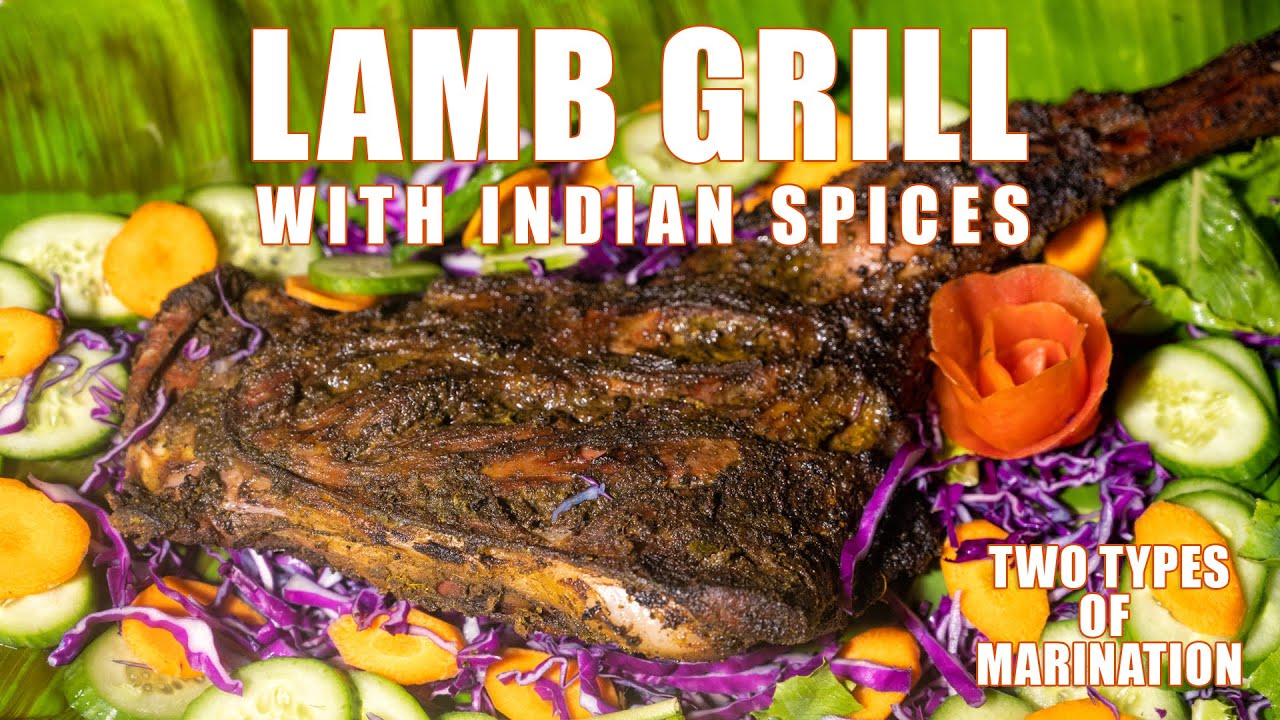Grilled Lamb | Lamb grilled with Indian Spices | Lamb Green Grill