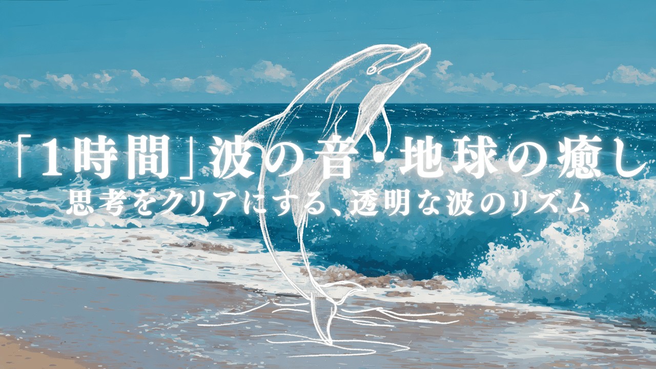 「１時間」「瞑想・集中」波の音・地球の癒し