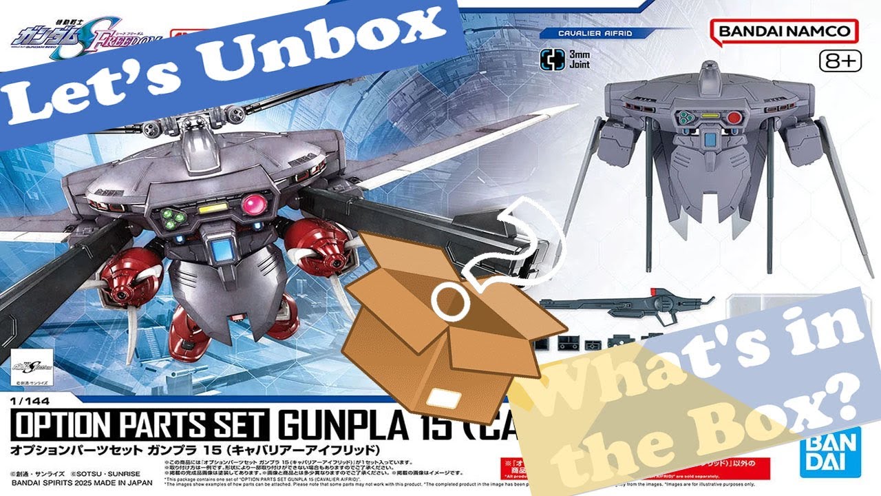 Unboxing Gundam Parts 15 Cavalier Aifrid