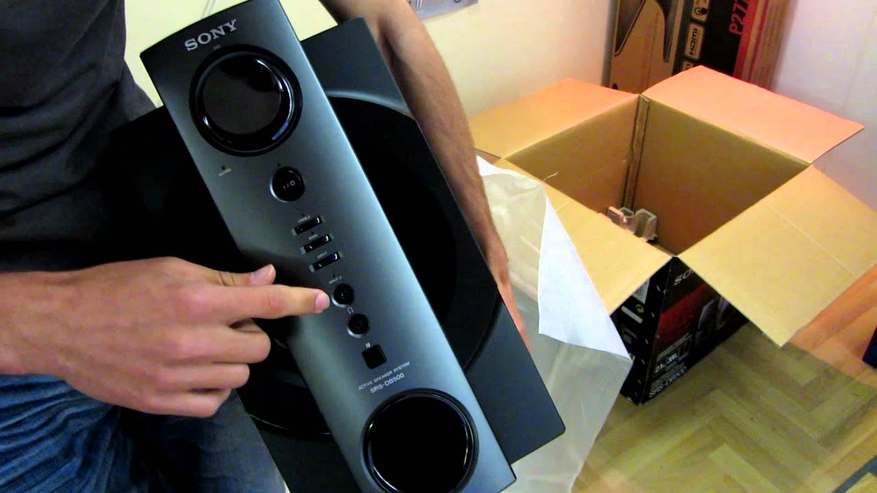 Sony SRS-DB500 kicsomagol&oacute; vide&oacute; - mobilxTV