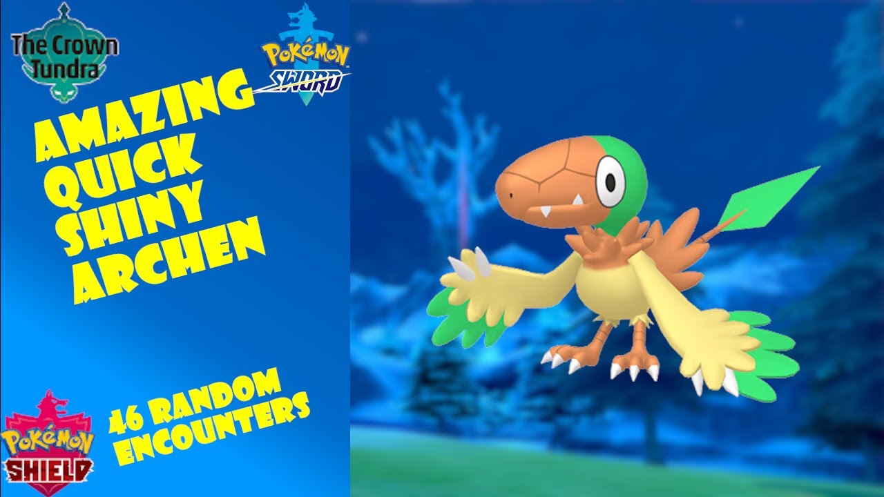 QUICK SHINY ARCHEN AFTER 47 RE | Crown Tundra | Pokemon Sword/Shield