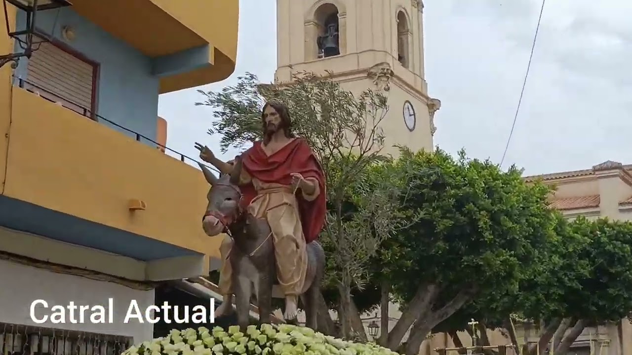 Semana Santa Catral (Alicante) 2025, procesión de Las Palmas.
