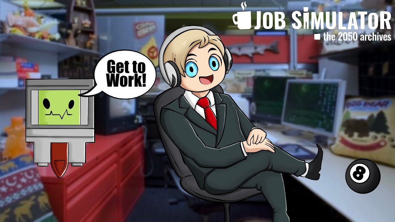 I'm causing a lot of chaos in the Office! Job Simulator funny moments and fails!