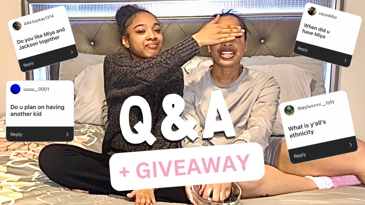 🚨 Q&A AND GIVEAWAY 🥳  WITH MIYA