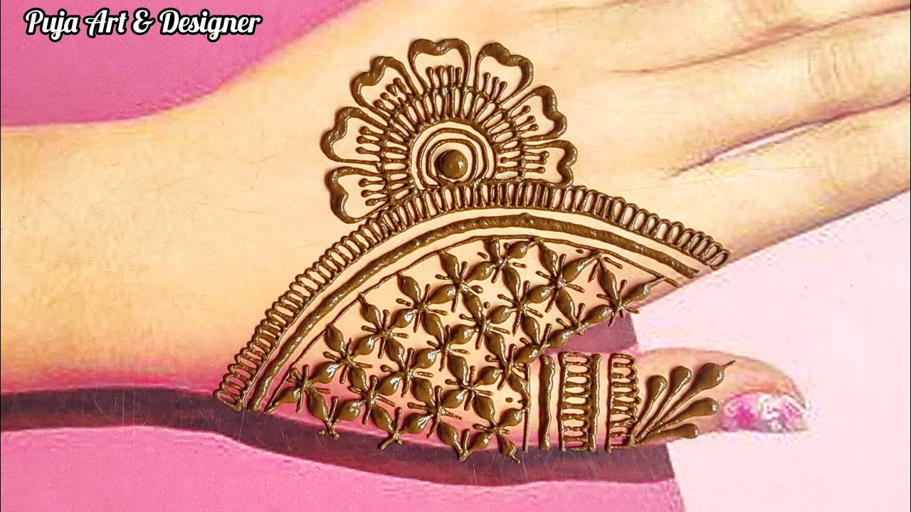 Very Beautiful & Stylish Mehndi Design 2025 | Easy & Latest Back Hand Mehndi Design |