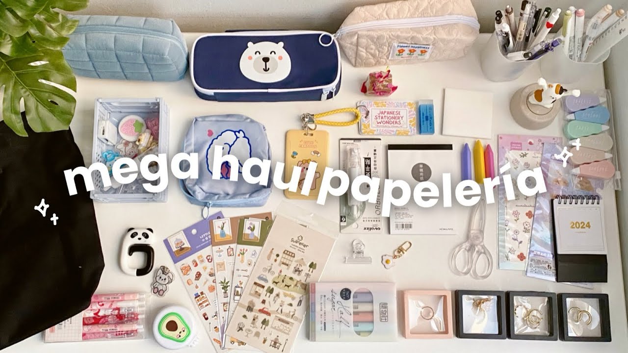 MEGA HAUL papeleria con Stationery Pal + sorteo internacional 🌎🧚🏼‍♀️