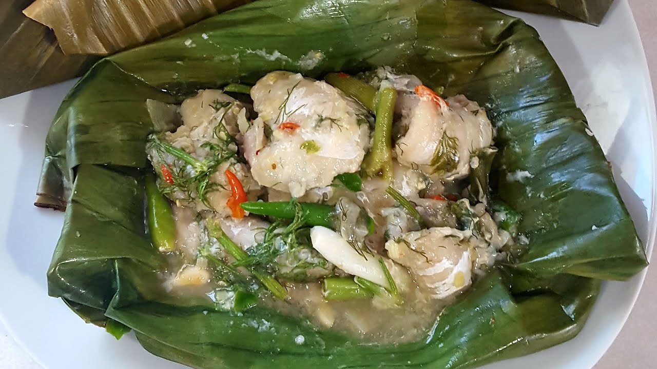 How to make Mok Pa | Steamed Fish | Lao food