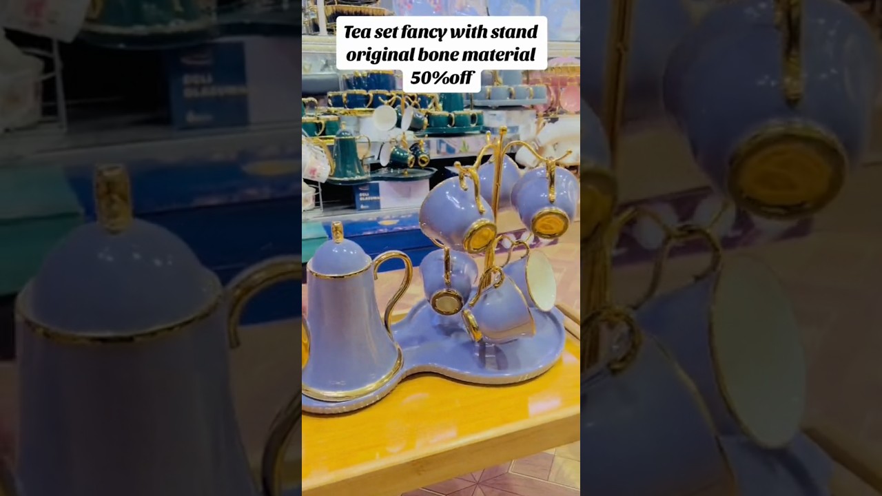Amazing tea set with unique stand #teakettle #tealover #homedecor #shortsfeed #subscribe #teatray