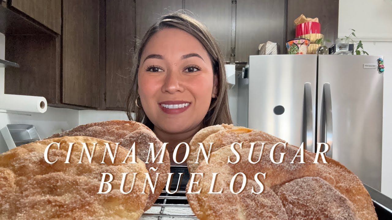 Making Cinnamon Sugar Buñuelos
