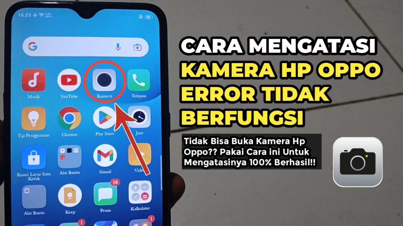 Cara Mengatasi Kamera Hp Oppo Error Tidak Berfungsi dan Tidak Bisa Digunakan