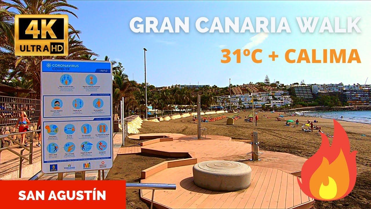 ☀️ Gran Canaria San Agustin Promenade September 7, 2021 Bull Costa Canaria to San Agustín Beach Club