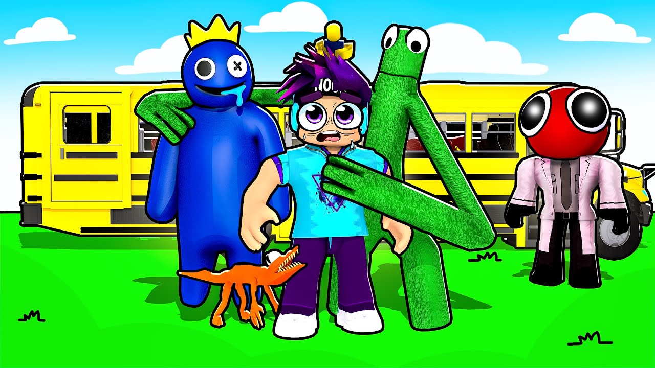 Roblox gave me some Rainbow Friends! (They were mean...)