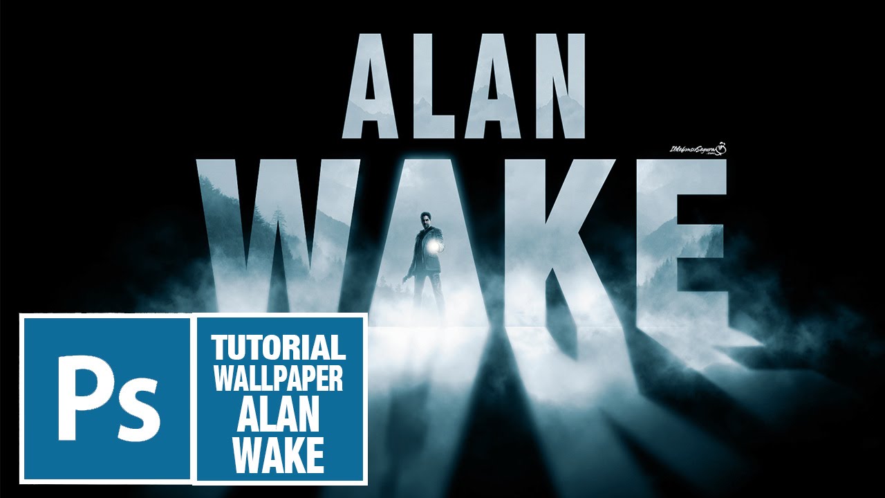 Tutorial photoshop fotomontaje estilo Alan Wake wallpaper by @ildefonsosegura