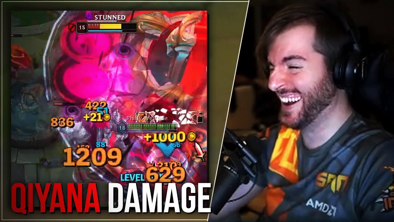 Komplette Zerst&ouml;rung mit Kutcher's Qiyana | Kutcher Stream Highlights