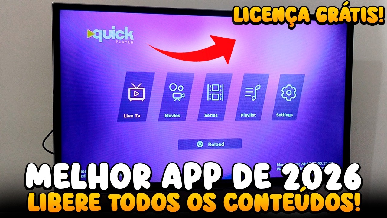 QUICK PLAYER COMO ATIVAR GRATIS E CONFIGURAR