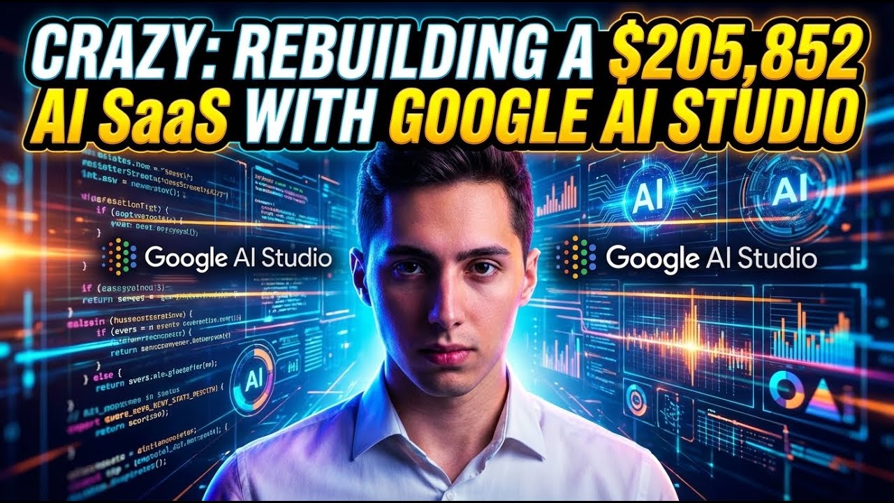 INSANE: I Vibecoded an AI-Powered SaaS Business with Google AI Studio ($205,852 in revenue)