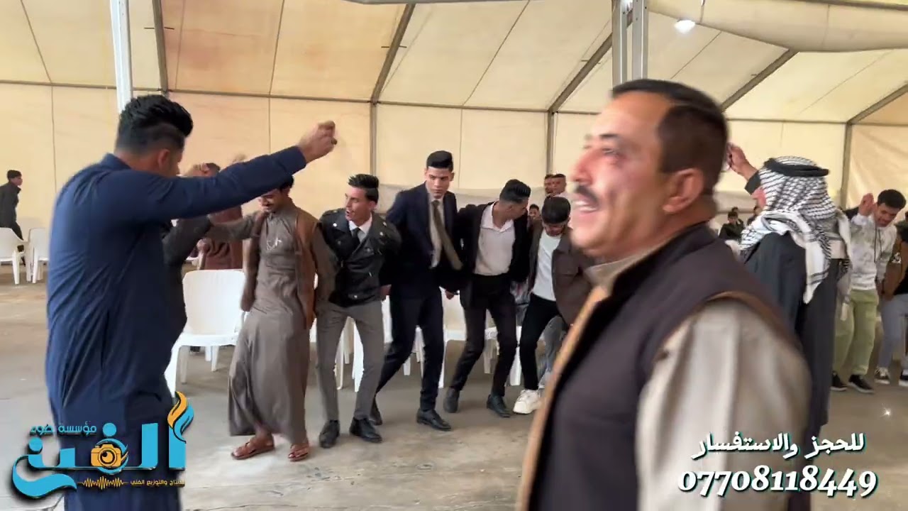 دبكات الفنان المبدع هادي الصياد والعازف عبود الاسمر حفلة زواج غانم الوگاع