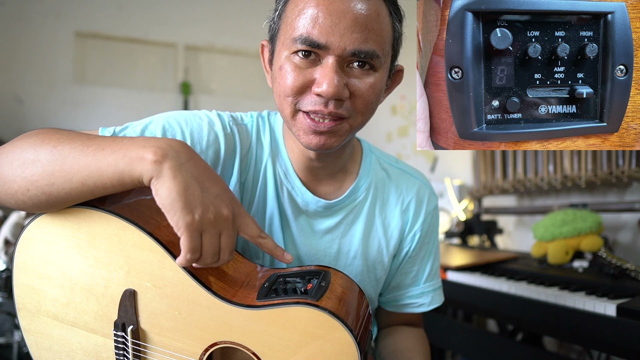 PreAmp Yamaha NTX1,  AMF/Mid Freq Sweep di Equalizer (Wah wah Akustik)