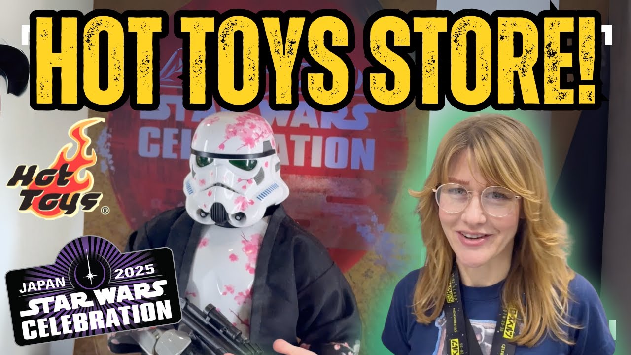 Hot Toys Display & Store Shopping - Star Wars Celebration Japan 2025!