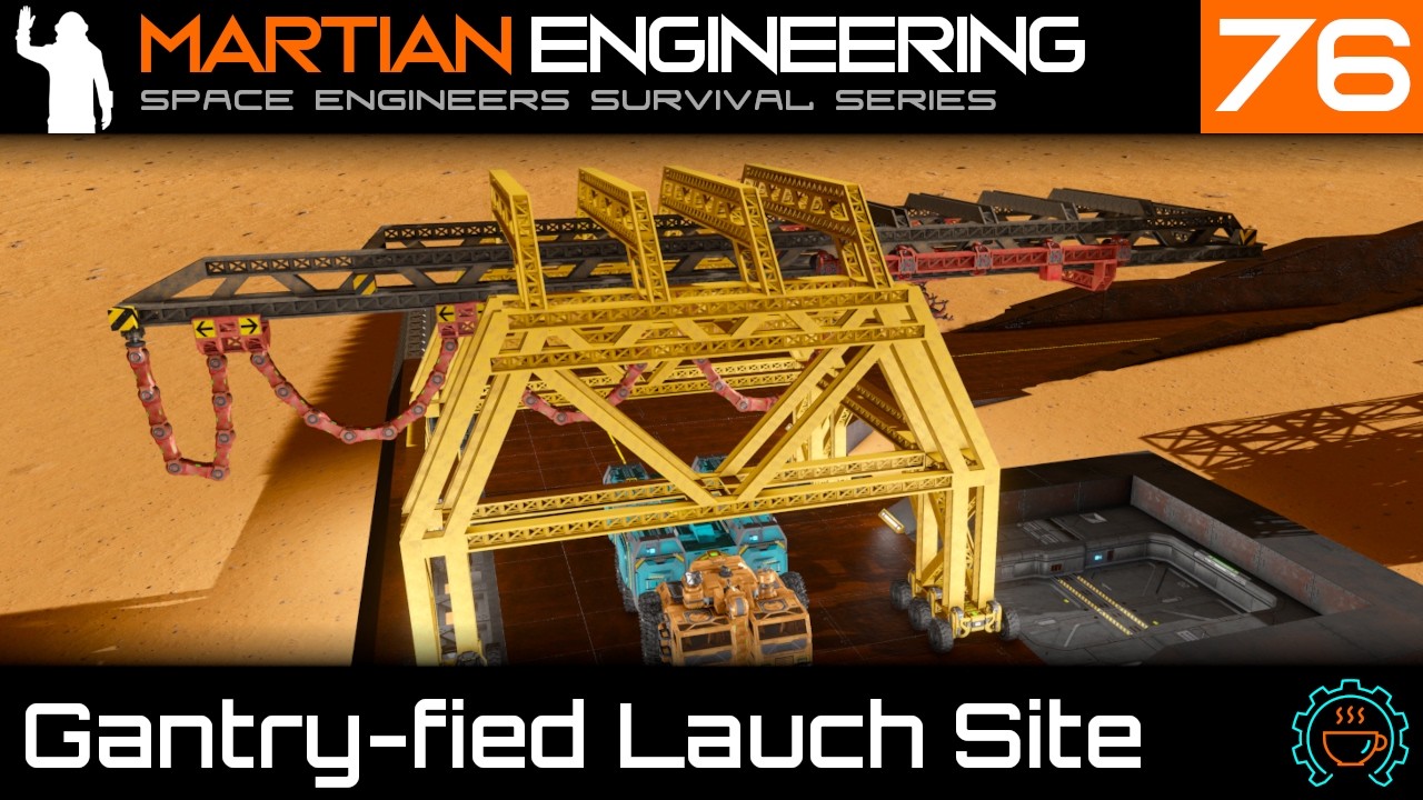 This Small Grid Gantry Crane is Awesome! | Martian Engineering E76 | SE Survival