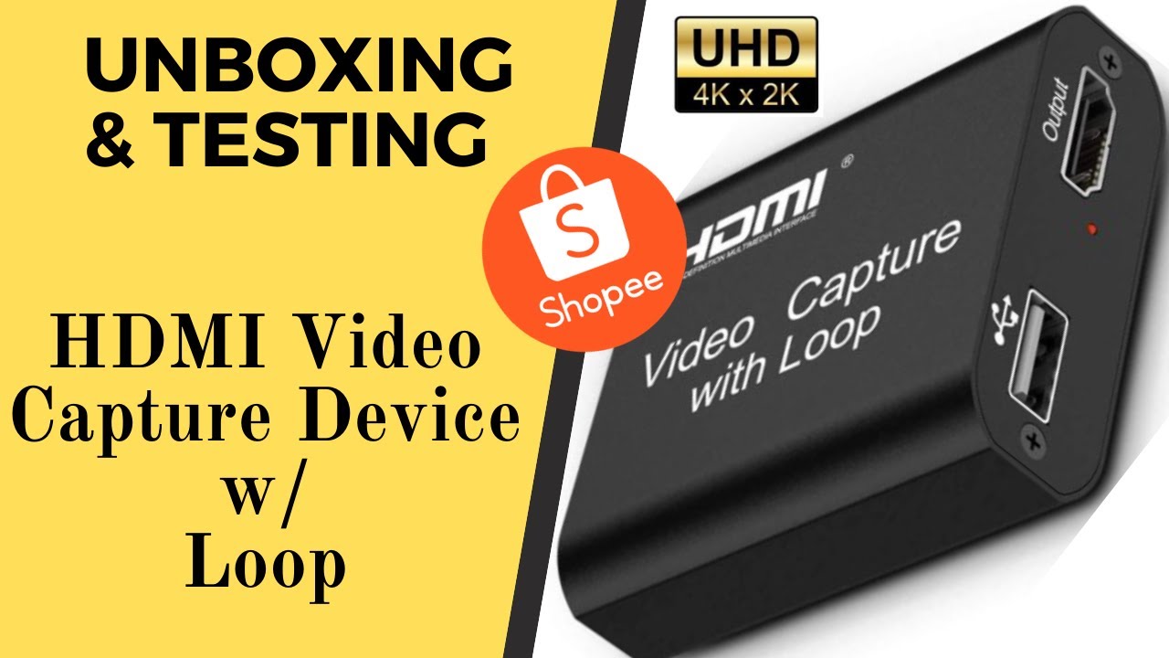 Распаковка и тестирование универсального HDMI-видеозахвата с циклическим режимом (2021)