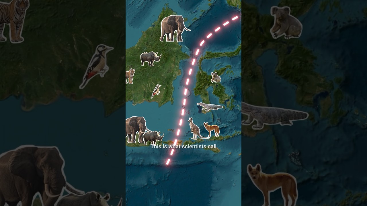 Why Animals Don&rsquo;t Cross This Invisible Border 🚧 Wallace Line 😱