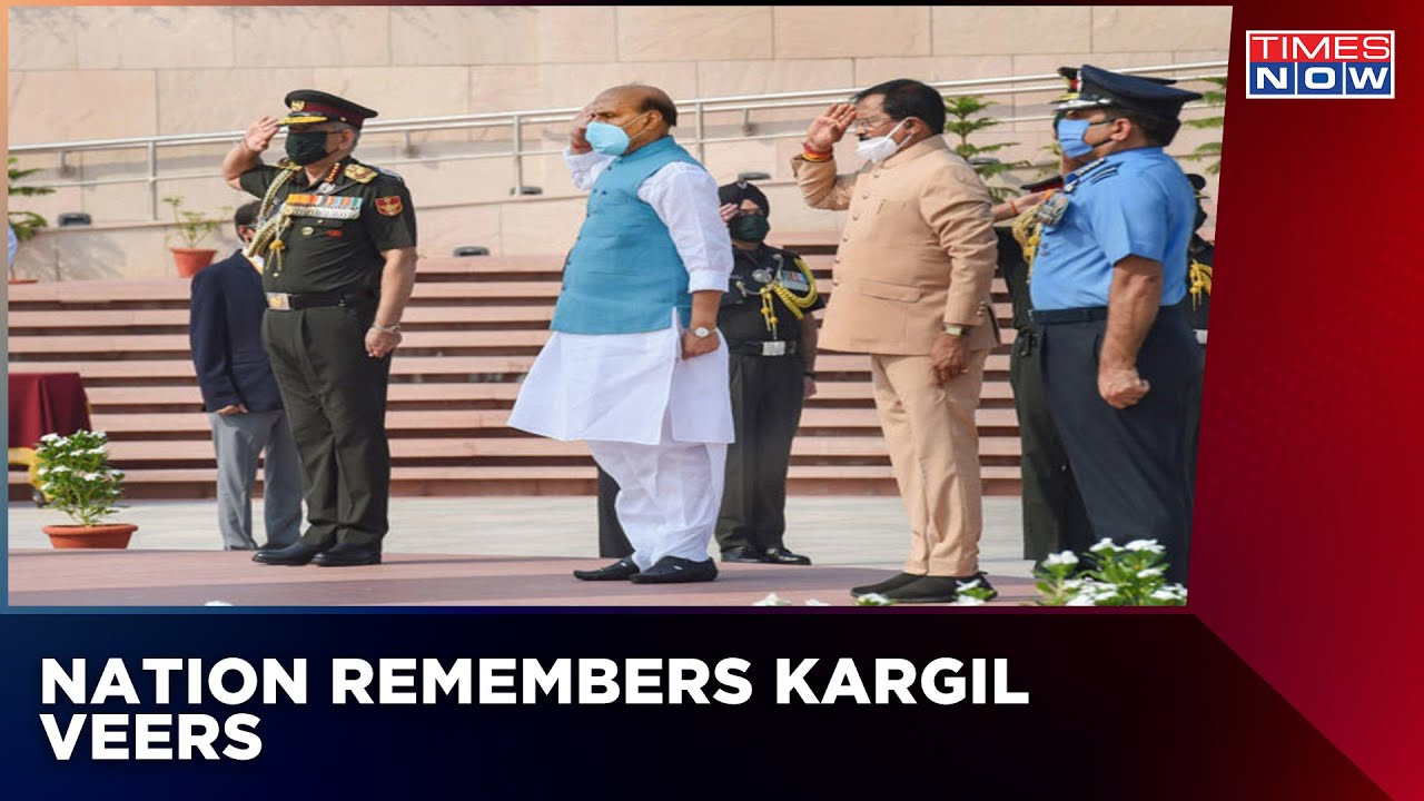 Kargil Vijay Diwas | 23rd Anniversary Of Kargil War | Rajnath Singh Pays Tribute | English News