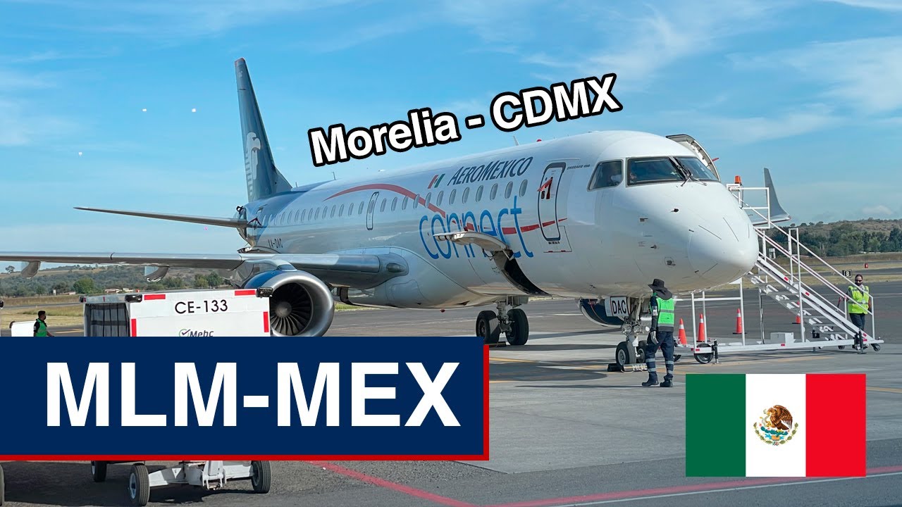 Vuelo completo | Morelia - Ciudad de México | Aeromexico | Embraer 190