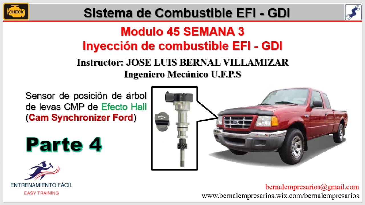 45-ELECTRONIC FUEL INJECTION SFI - GDI sensor de posición de árbol de levas CMP [Synchronizer] Ford