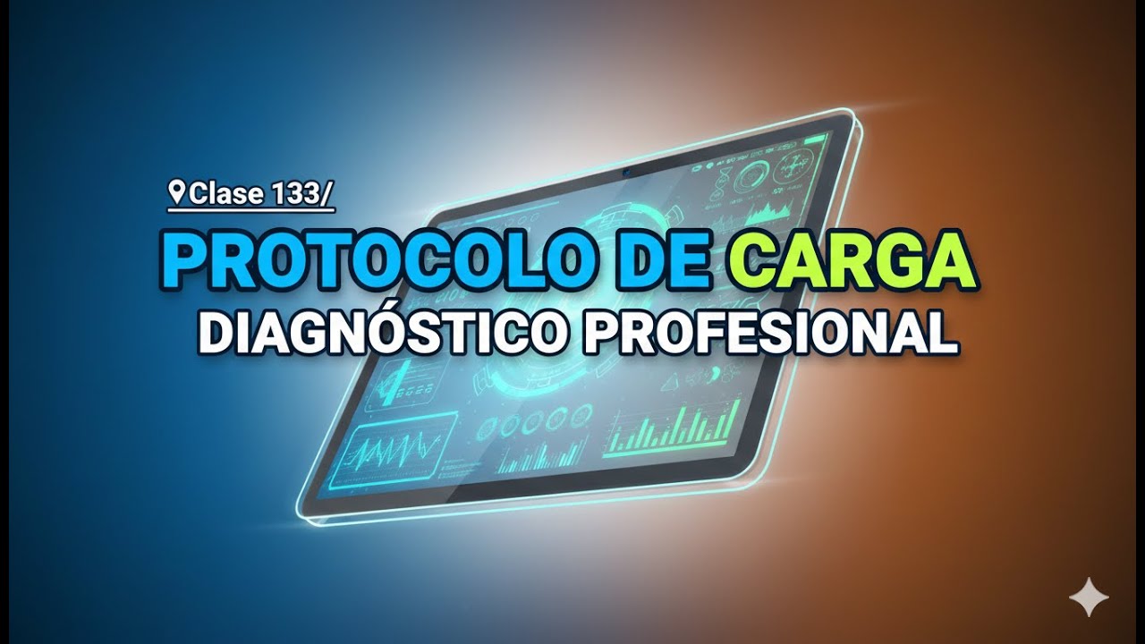 📌Clase 133/  PROTOCOLO DE CARGA : DIAGN&Oacute;STICO PROFESIONAL