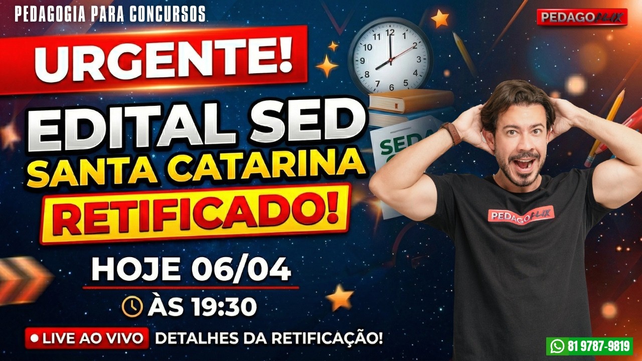 🔴 Na żywo | PILNE: ZMIANA komunikatu Departamentu Edukacji Stanu Santa Catarina!