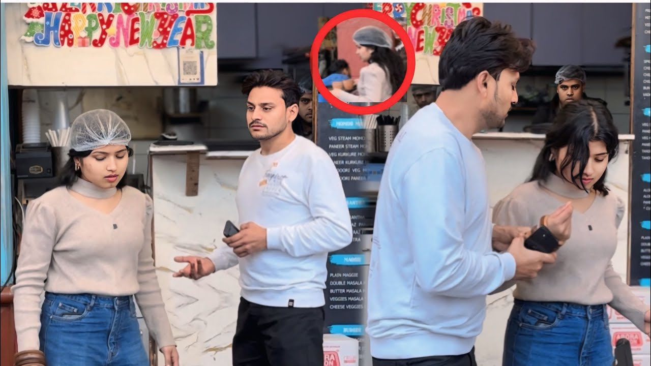 जब Boyfriend ने देखा वेटर का कम करते ||  फिर जो हुआ वह देखो 😱🥹 