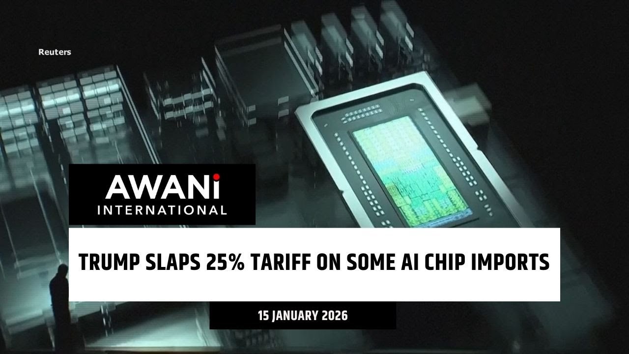 Trump slaps 25% tariff on some AI chip imports