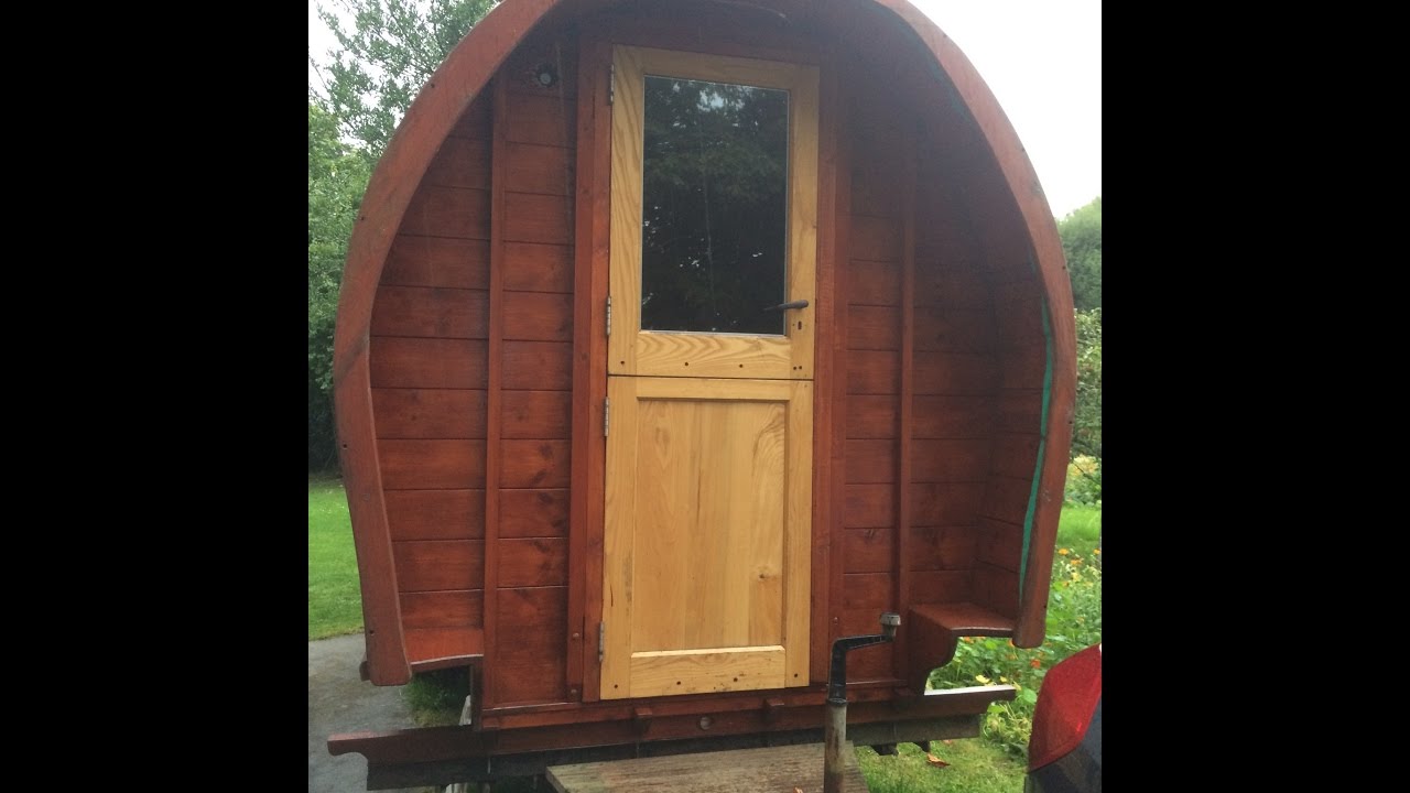 Tiny house Bow-Top Caravan vardo gypsy wagon camper trailer DIY self build time-lapse UK