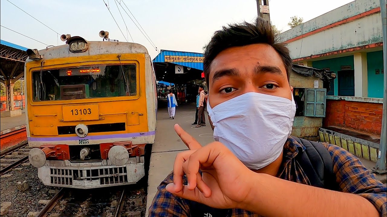 Sealdah To Shantipur Journey with Local Train.